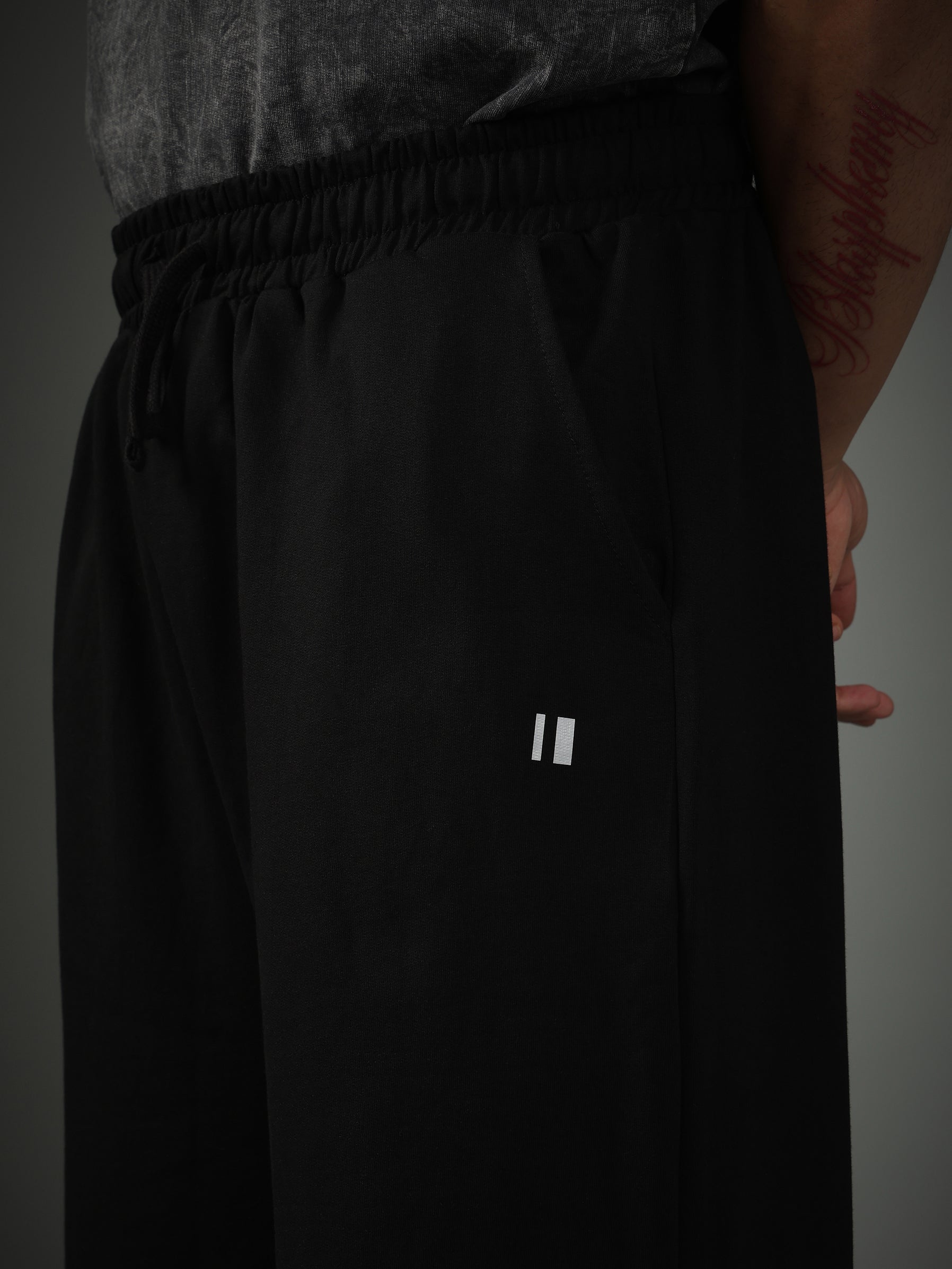 Solid Sweatpants Black