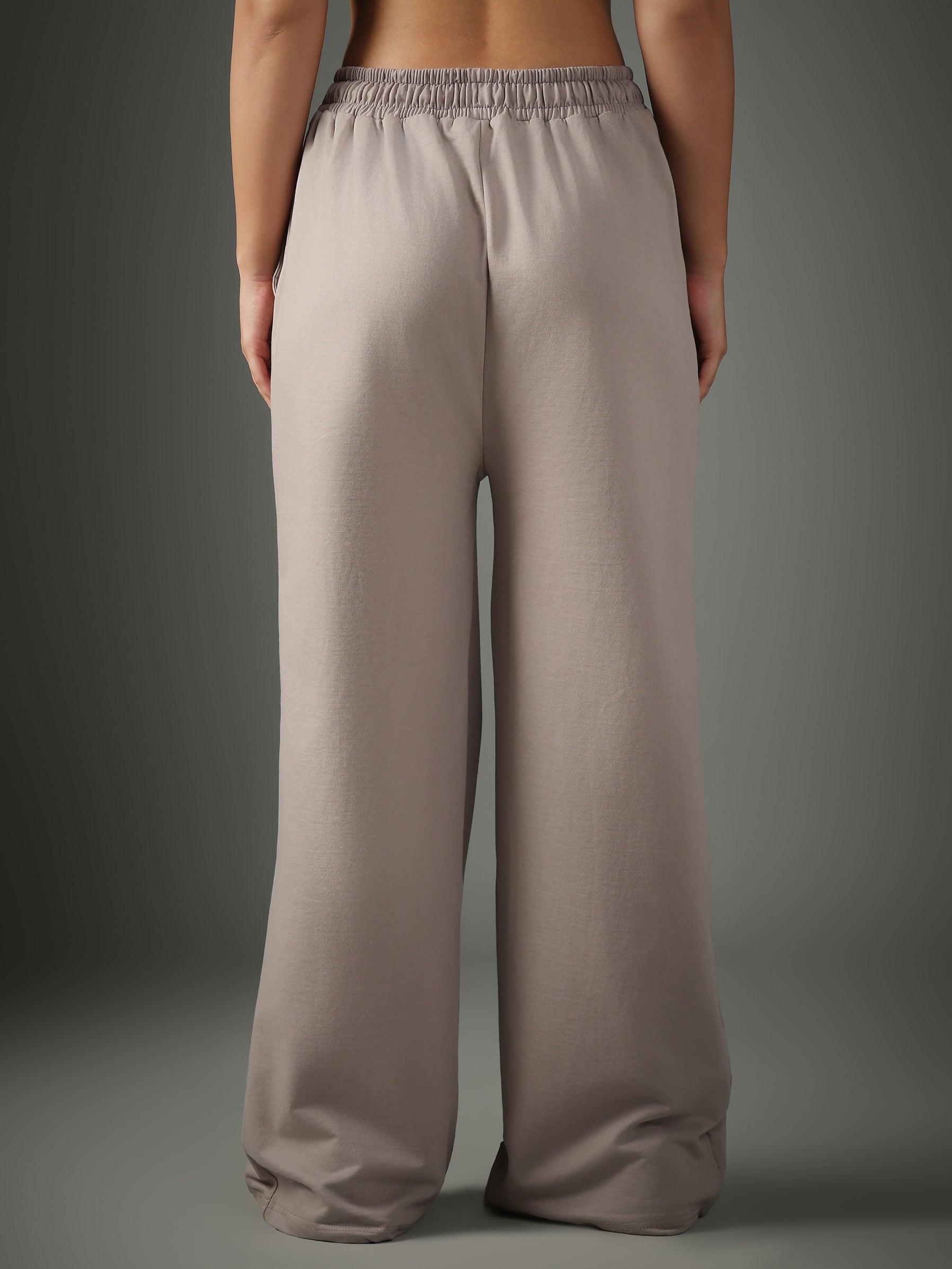 Solid Sweatpants Beige