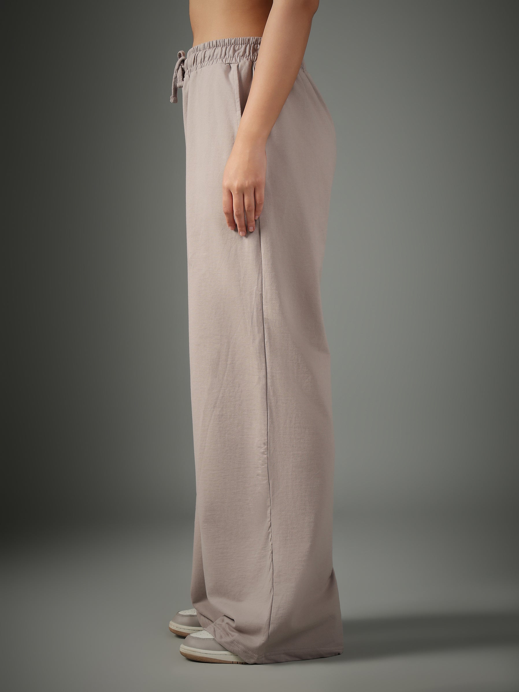 Solid Sweatpants Beige