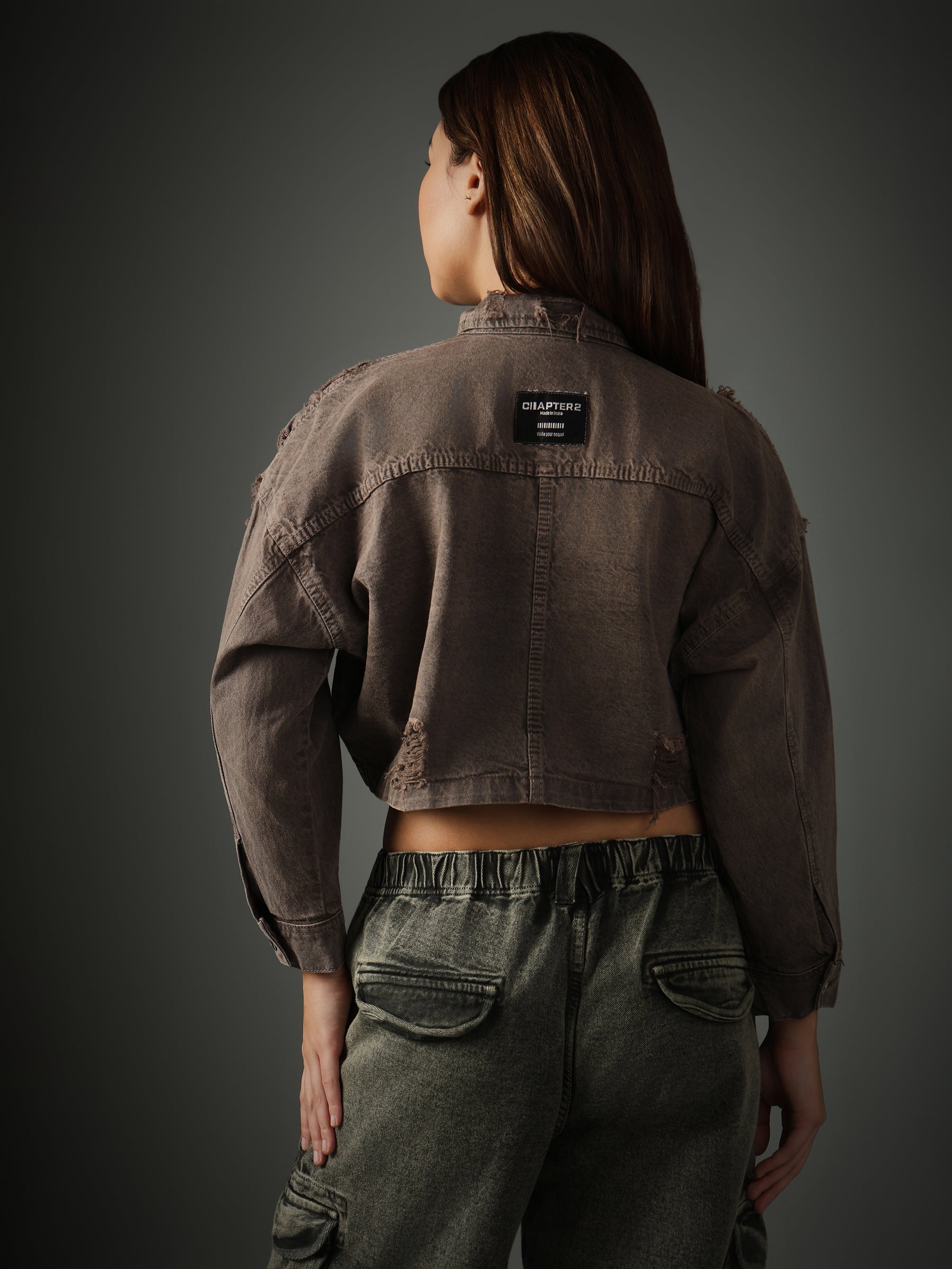 Lilac Cropped Jacket