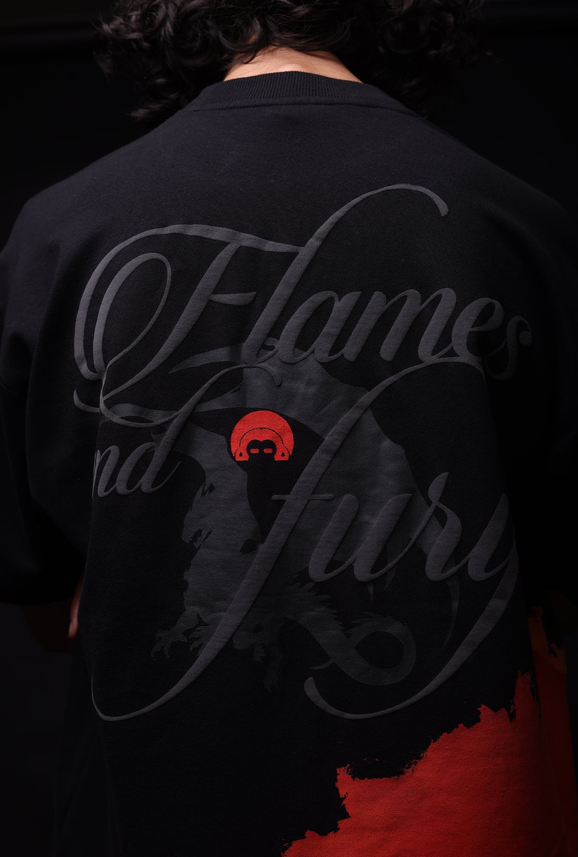 BLACK FLAMEBORN T-SHIRT