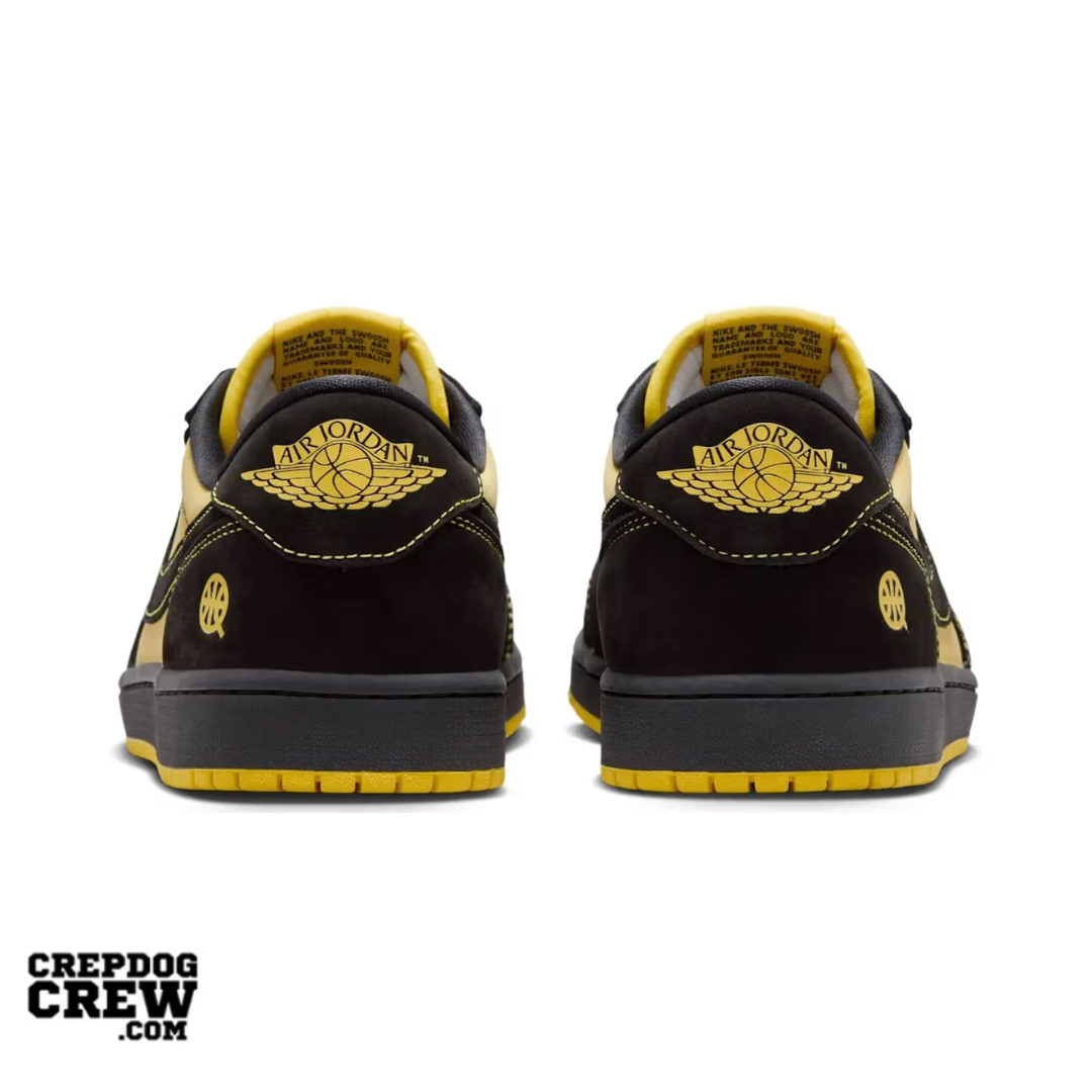 Jordan 1 Retro Low OG Quai 54 Black Tour Yellow Red