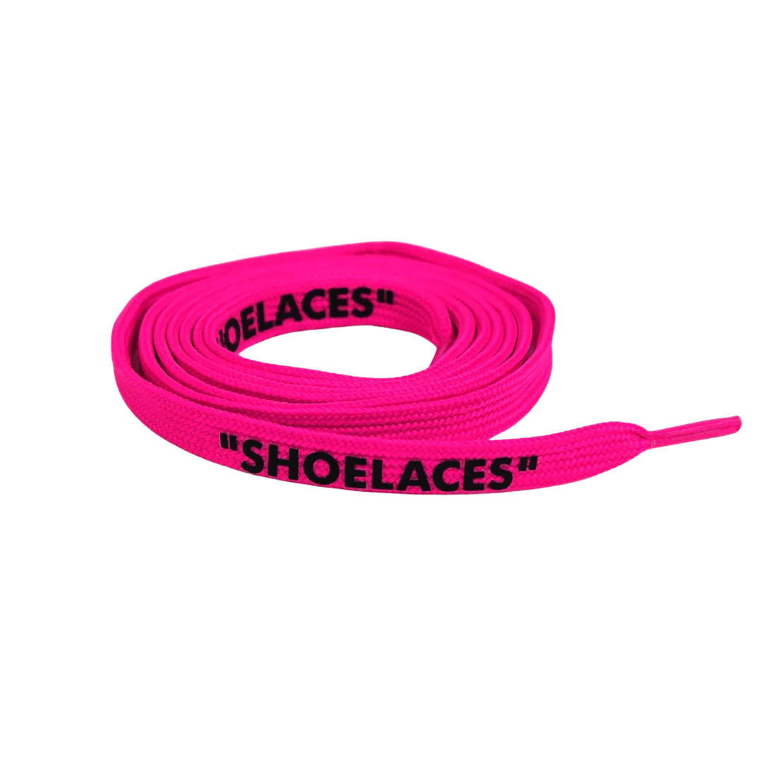 Pink Off-White Style "SHOELACES"