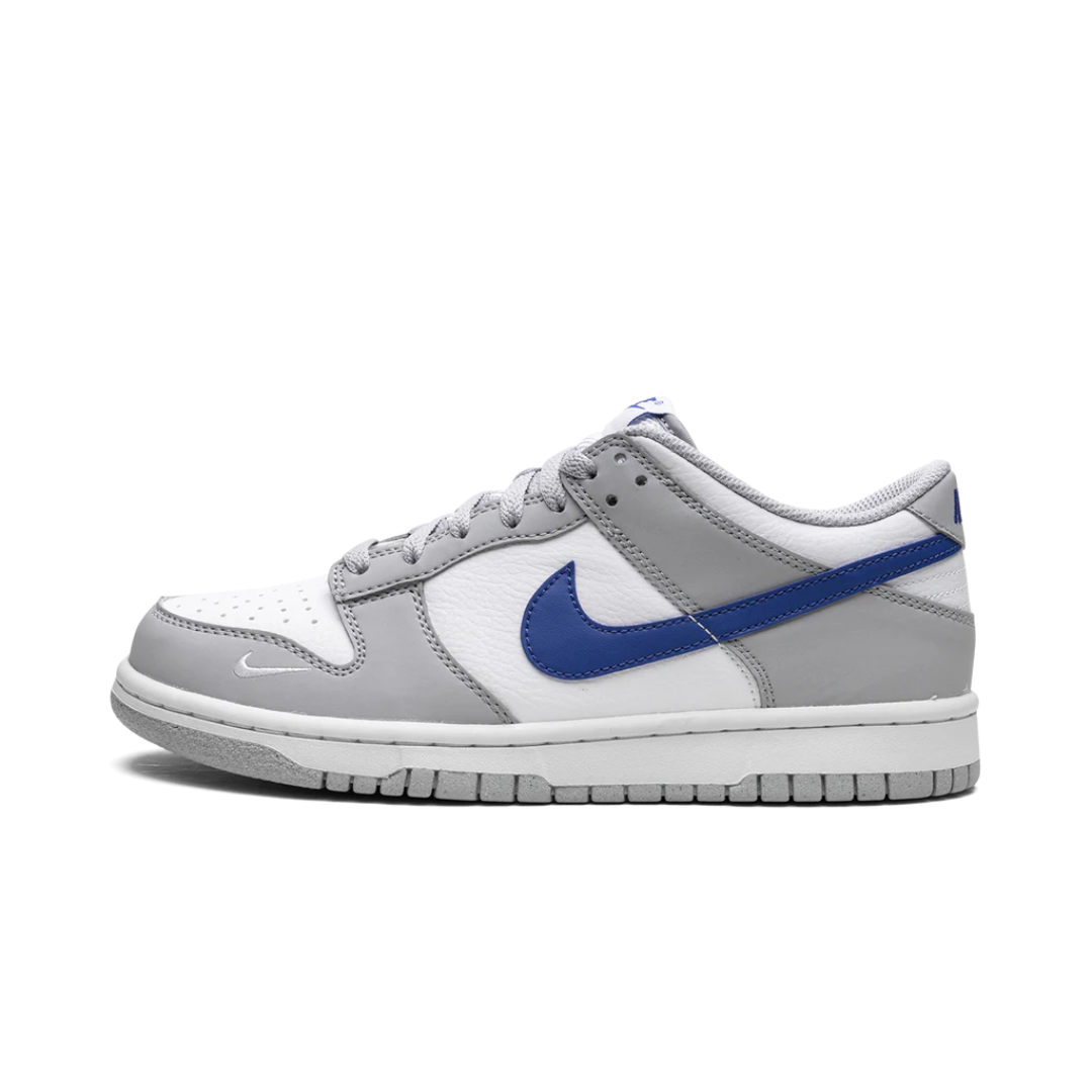 Nike Dunk Low Mini Swoosh Wolf Grey Game Royal (GS)