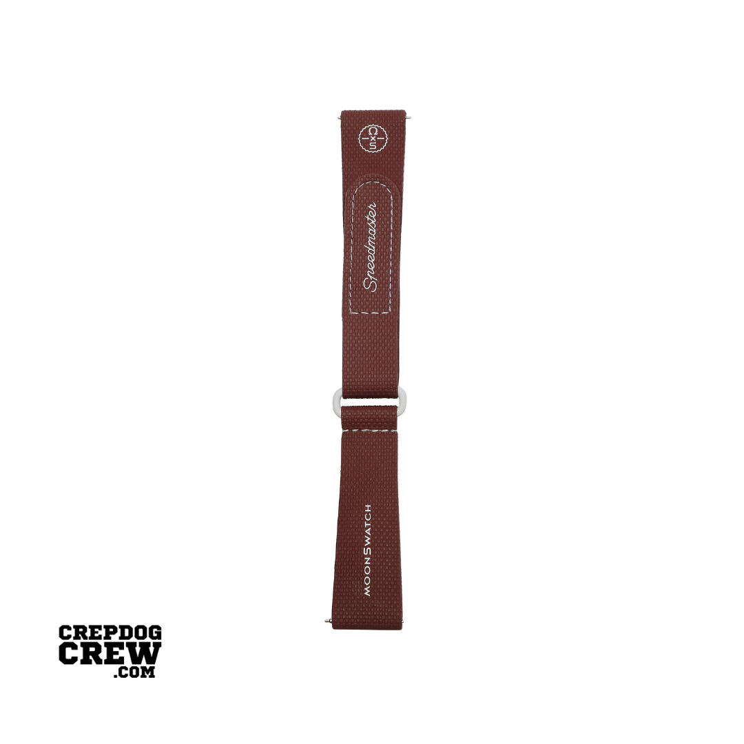 Swatch x Omega Bioceramic Moonswatch Bordeaux Light Grey Straps