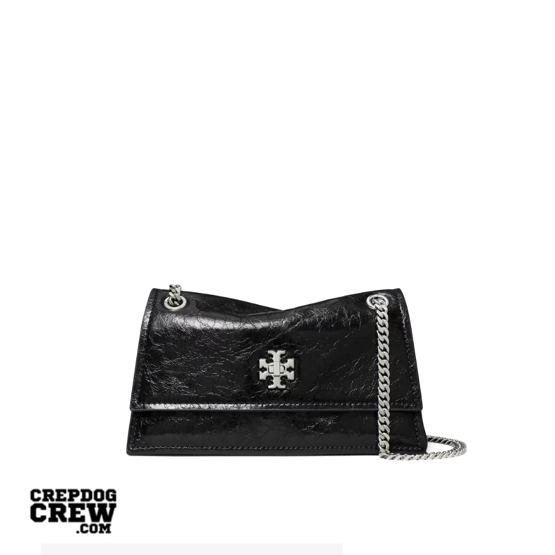 TORY BURCH MINI KIRA TURNLOCK SHOULDER BAG BLACK