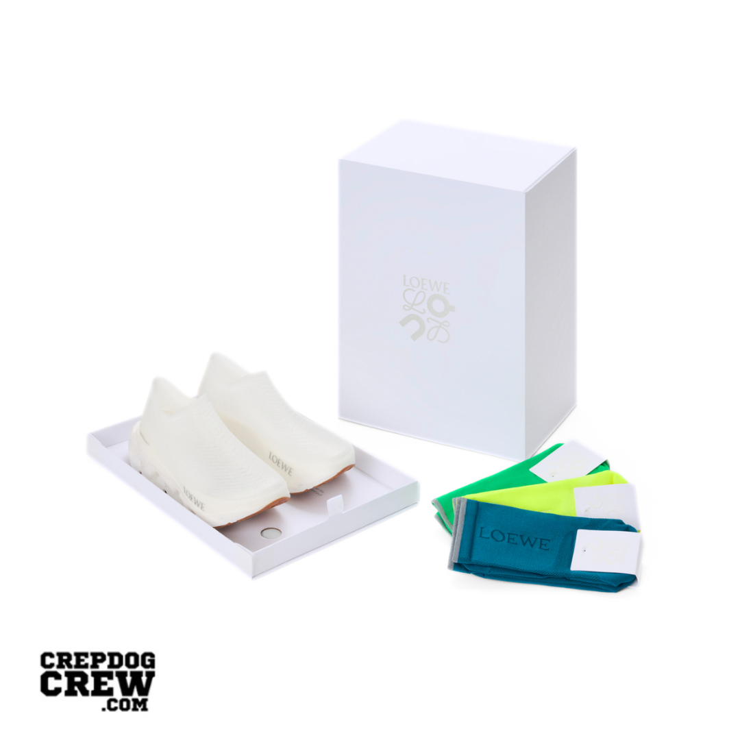 On Running LightSpray CLOUDMONSTER LOEWE WHITE