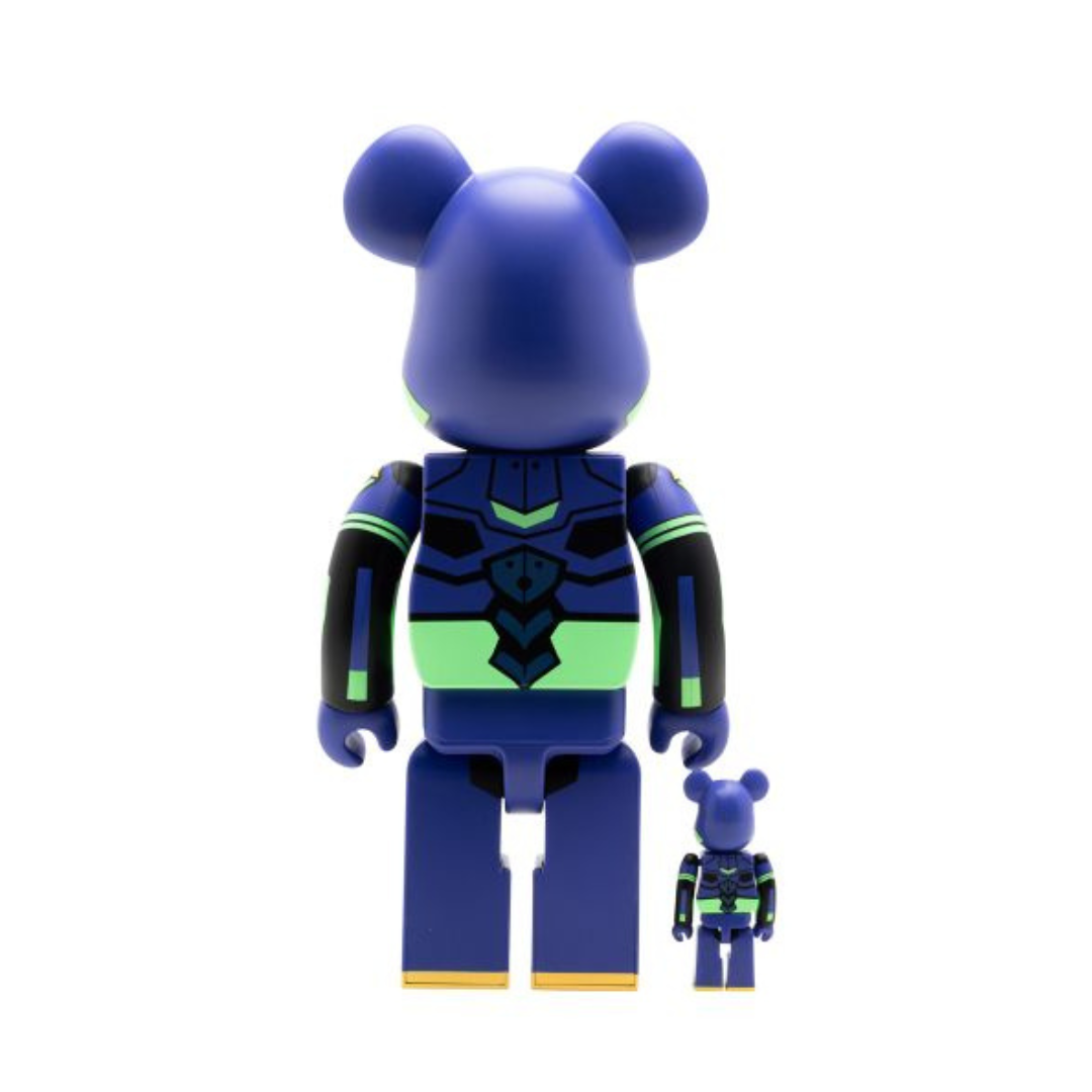 Bearbrick Evangelion Unit 1 (New Paint Version) 100% & 400% Set