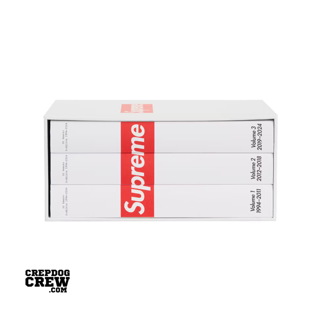 Supreme 30 Years: T-Shirts 1994-2024 Book Set White