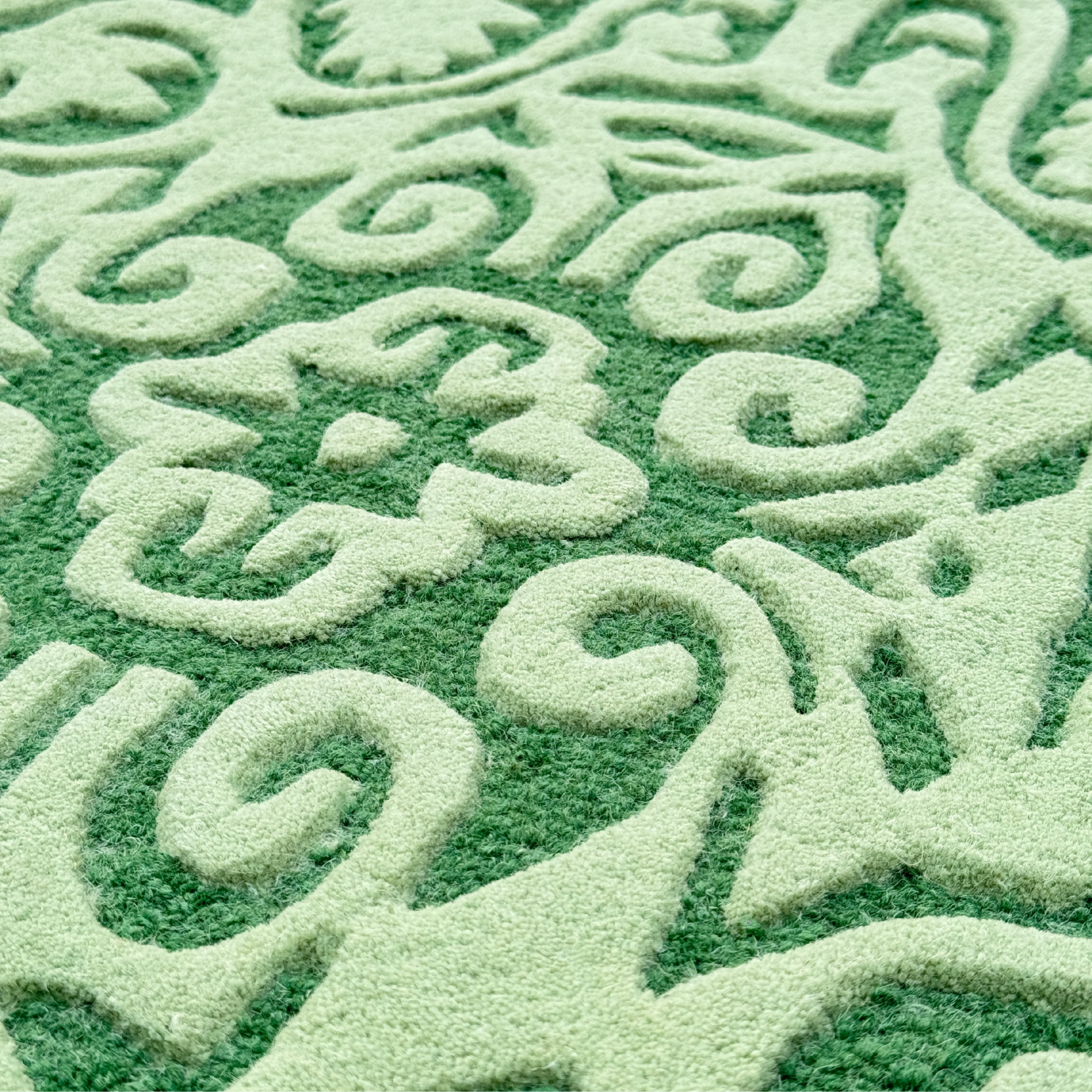 Moss Mosaic Custom Rug