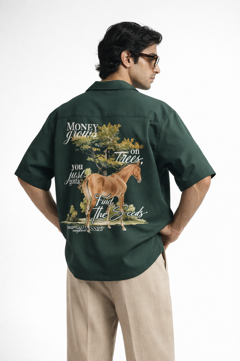 Money Trees - Bottle green