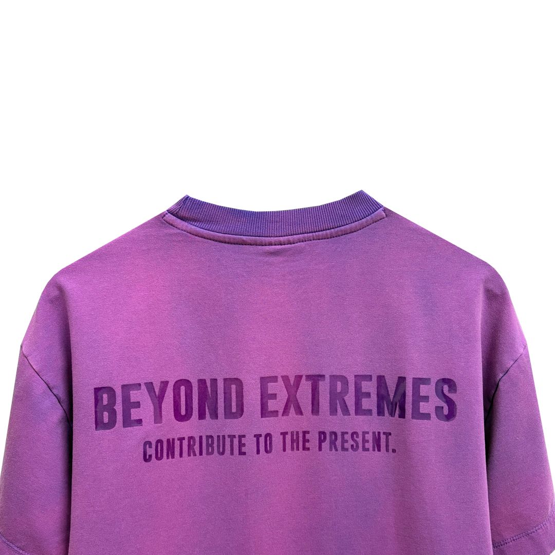 Kantha Basic T-shirt in Purple [Unisex]