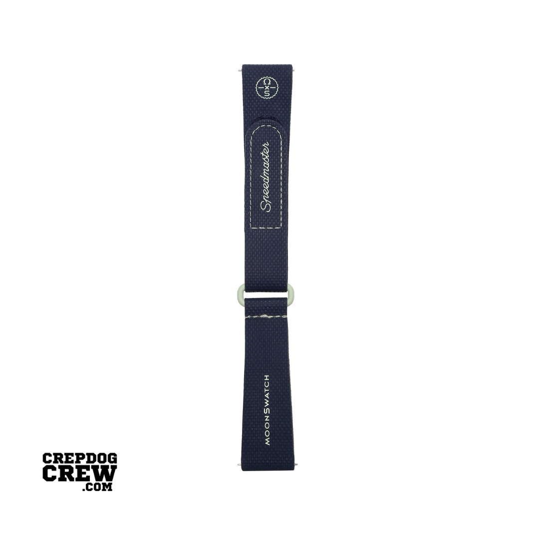 Swatch x Omega Bioceramic Moonswatch Dark Blue Green Straps
