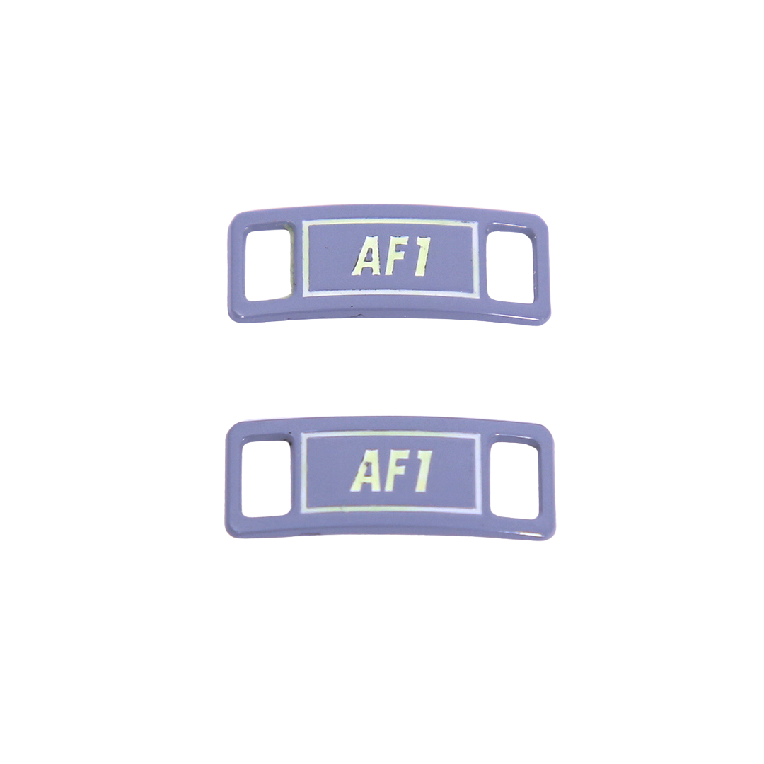 Premium Glow In The Dark Air Force 1 Dubrae Replacement ( Lace Tag) By KNOTTY