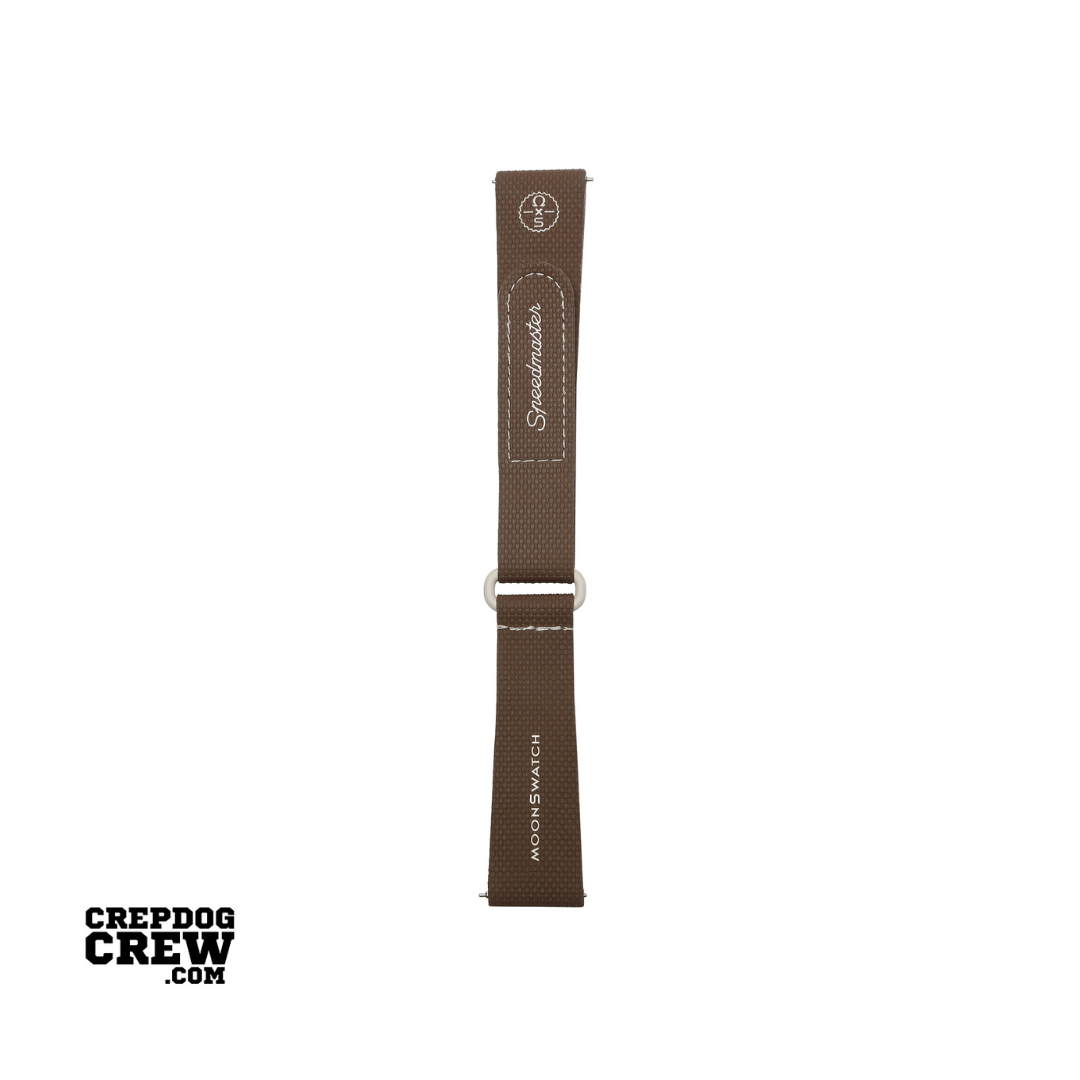 Swatch x Omega Bioceramic Moonswatch Brown Beige Straps