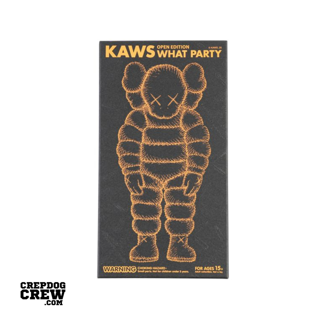KAWS What Party Vinyl Figure Orange