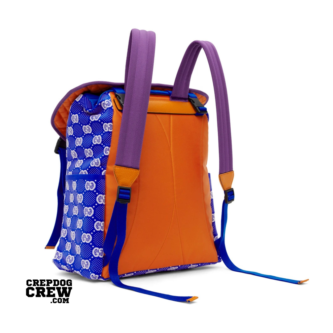 Gucci Blue & Purple GG Backpack