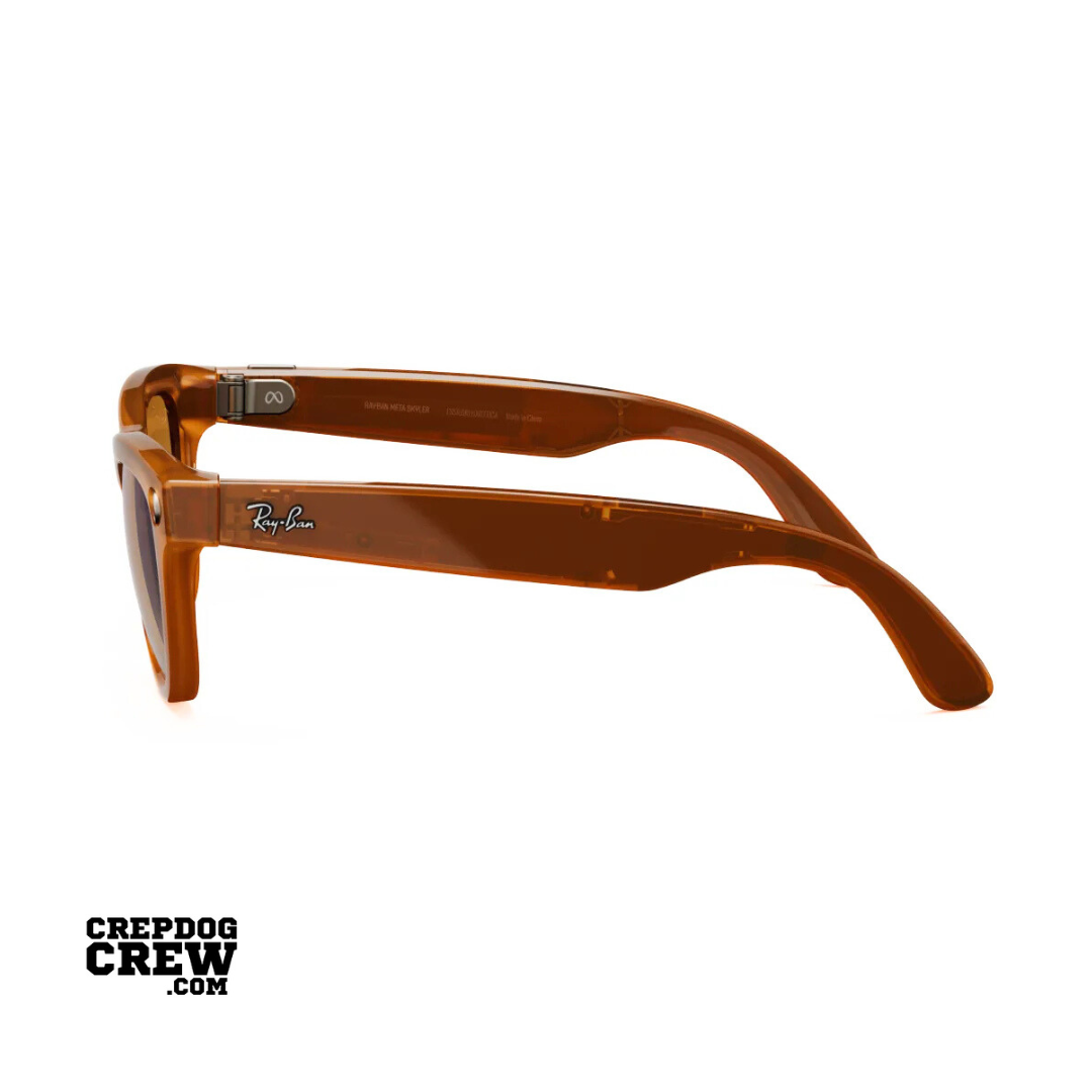 Ray-Ban Meta Skyler Shiny Caramel ( Brown )