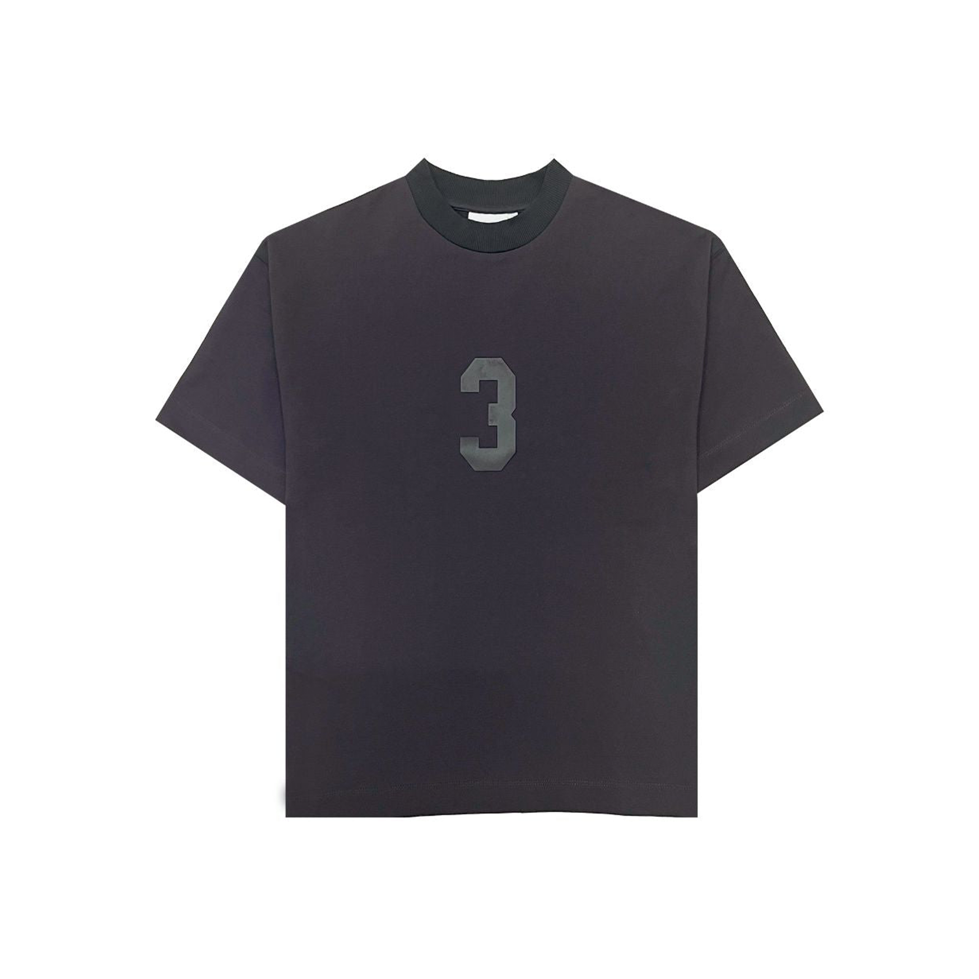 3 T-shirt in Charcoal  [Unisex]