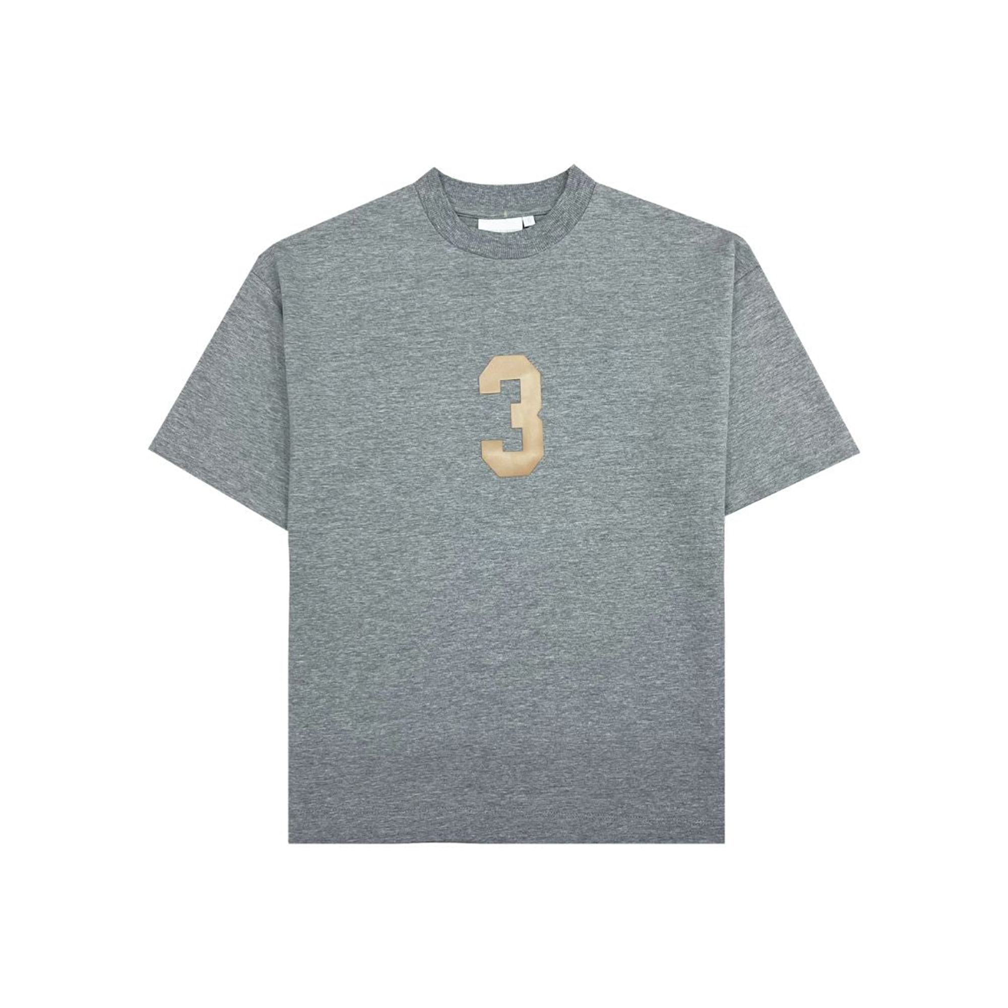 3 T-shirt in Grey Melange [Unisex]