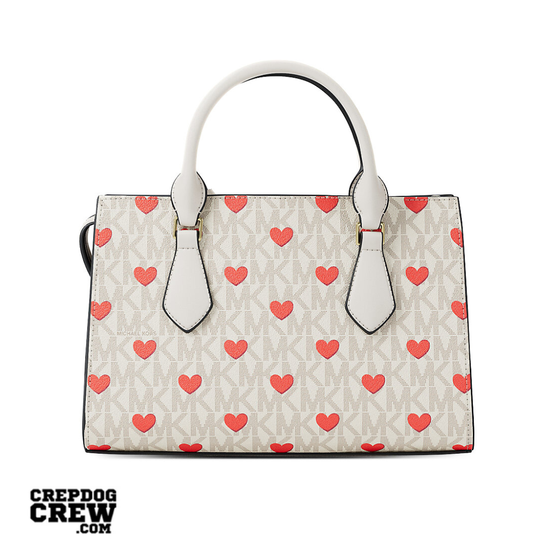 Michael Kors Sheila Small Embellished Signature Logo Satchel LT CRM MULTI