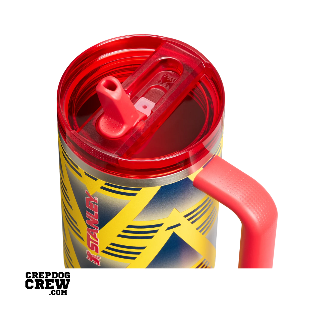 STANLEY x Arsenal TUMBLER Mug 1913 ProTour Flip Straw Arsenal Bruised Banana 40 oz (Limited Edition)