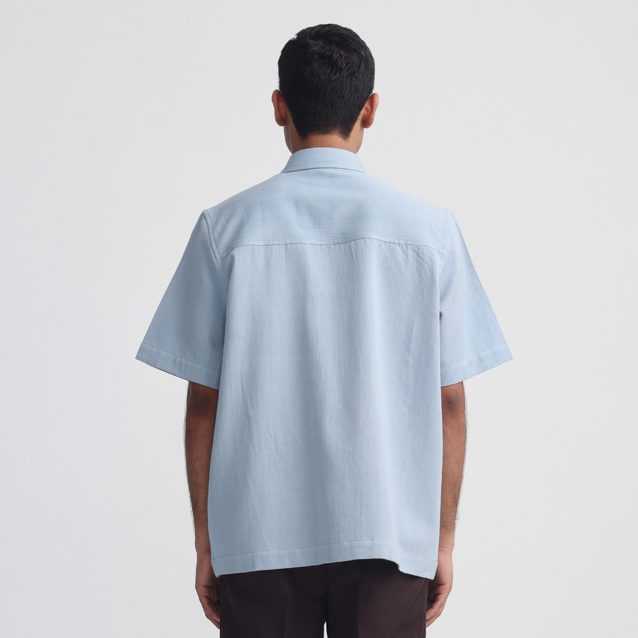 Vertebrae Symbolic Shirt- Sky Blue