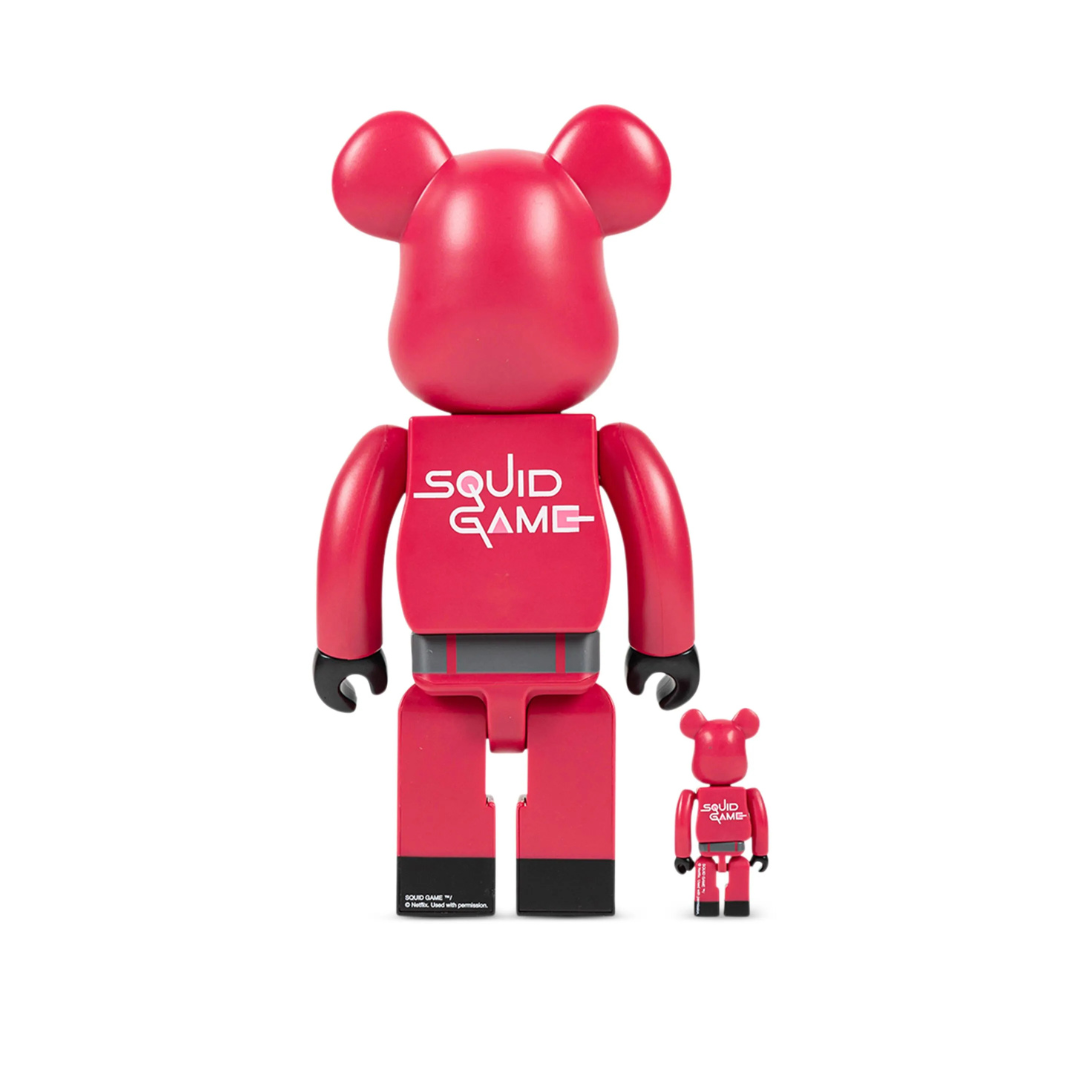 Bearbrick x Squid Game Guard (Square) 100% & 400% Set