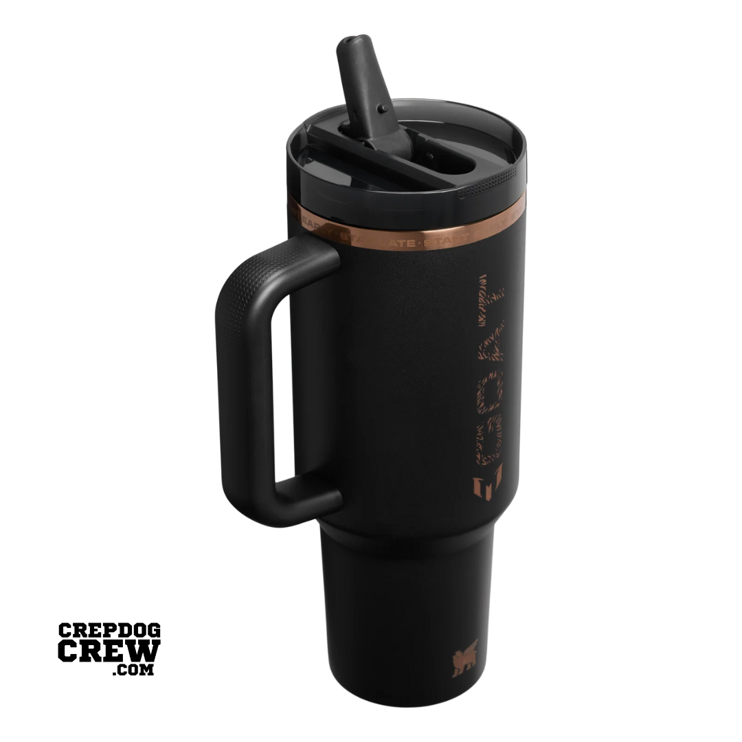 STANLEY x Messi TUMBLER Mug 1913 ProTour Flip Straw Messi Messi GOAT Black 40 oz