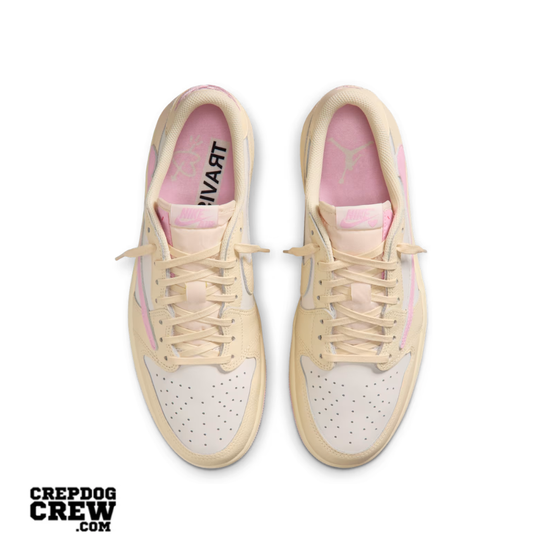 Jordan 1 Retro Low OG SP Travis Scott Shy Pink