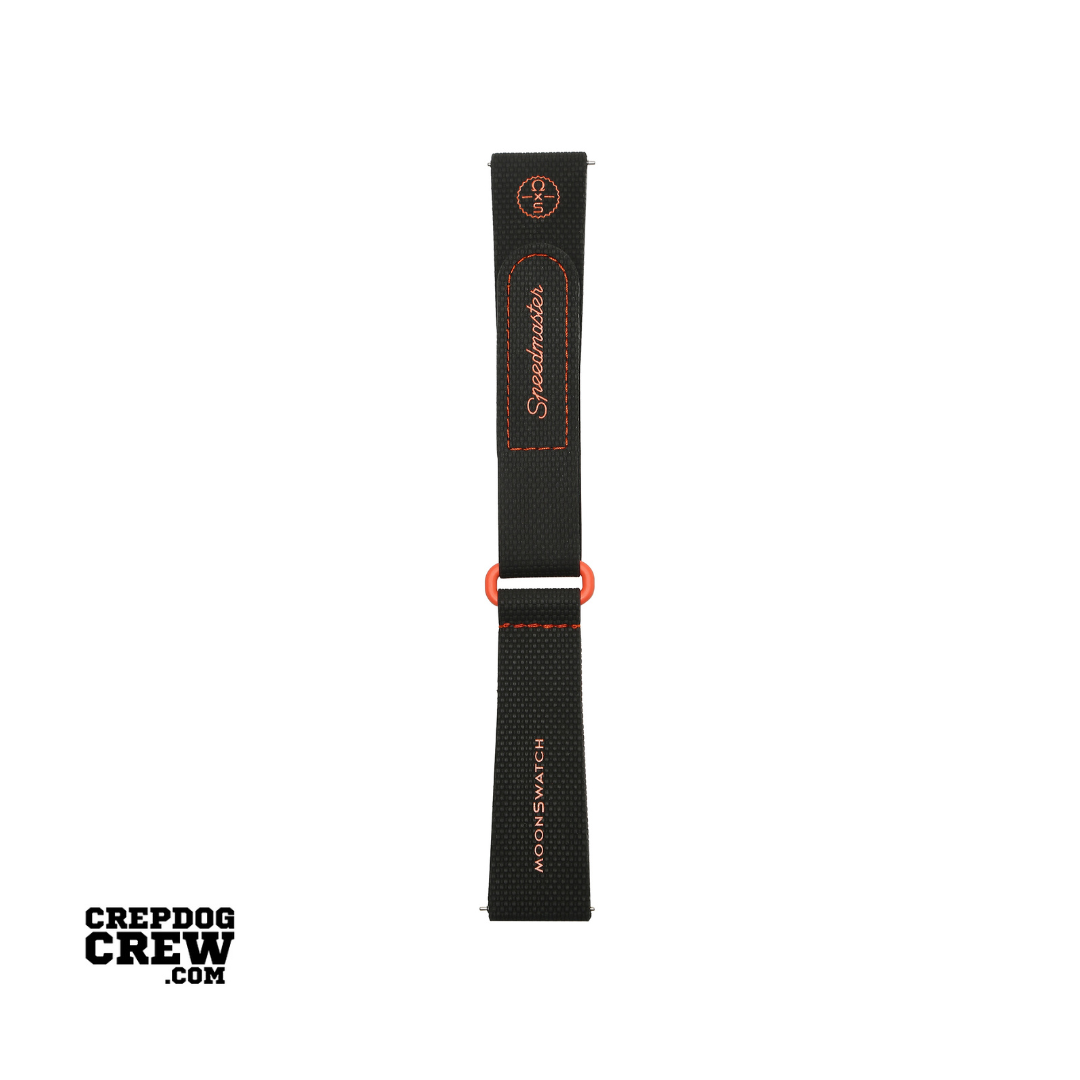 Swatch x Omega Bioceramic Moonswatch Black Orange Straps