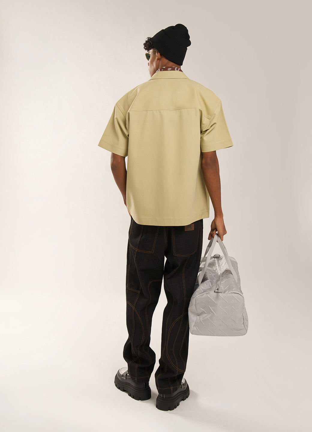 CLASSY HARLEM  SHIRT - BEIGE