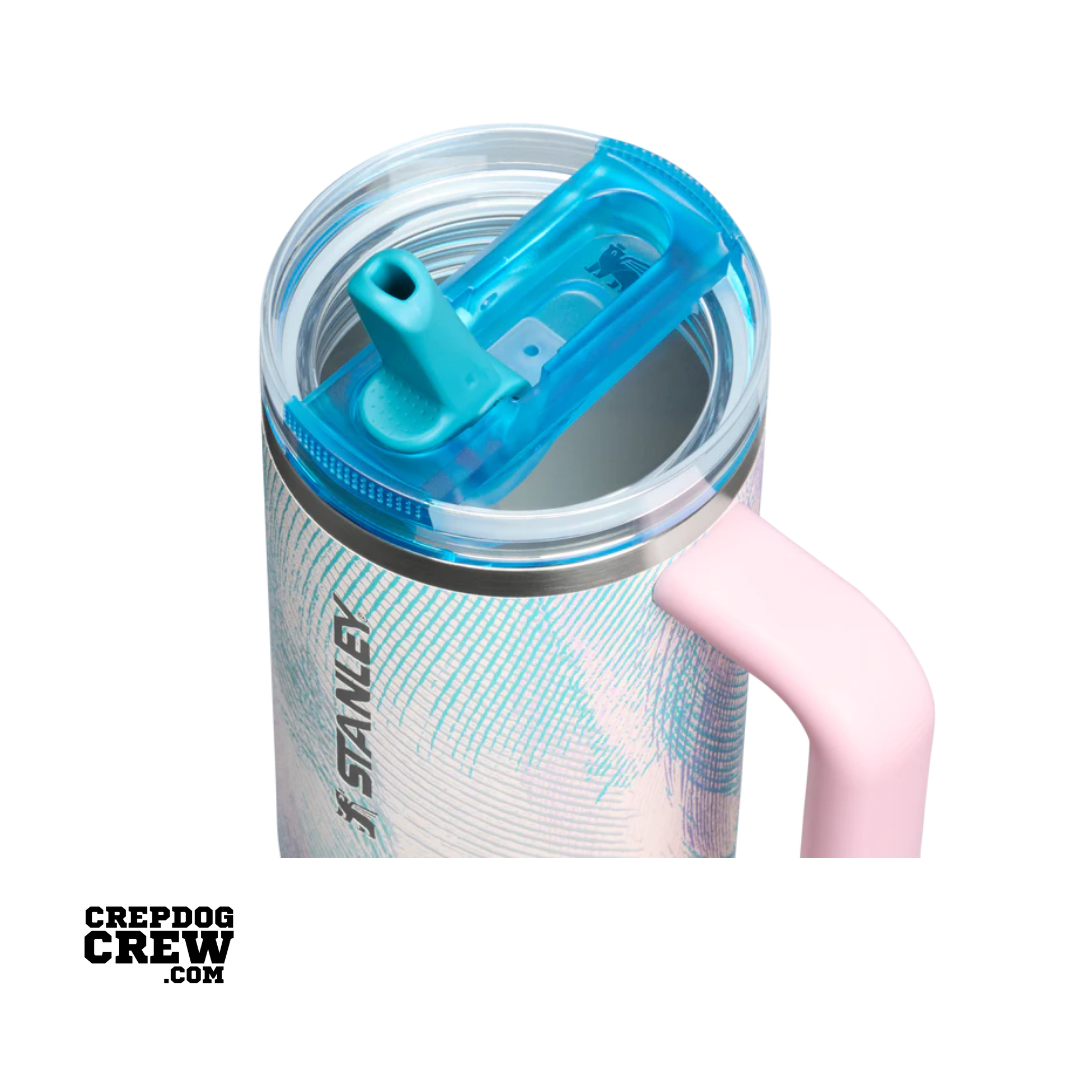 STANLEY TUMBLER Mug ProTour Flip Straw Sea Glass Plume 40 oz