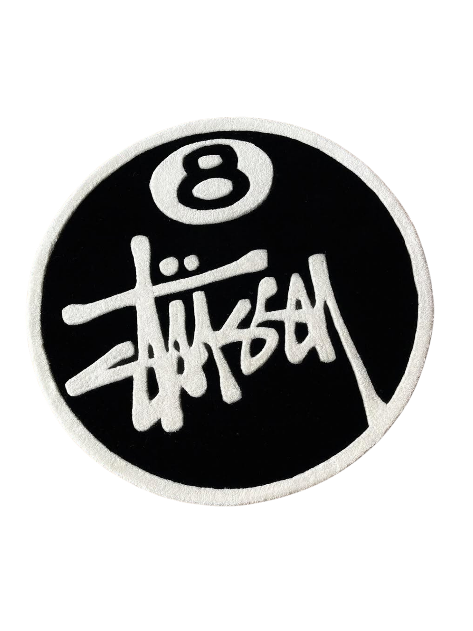 8 Ball Stussy Hand Tufted Rug by The Drip Co.