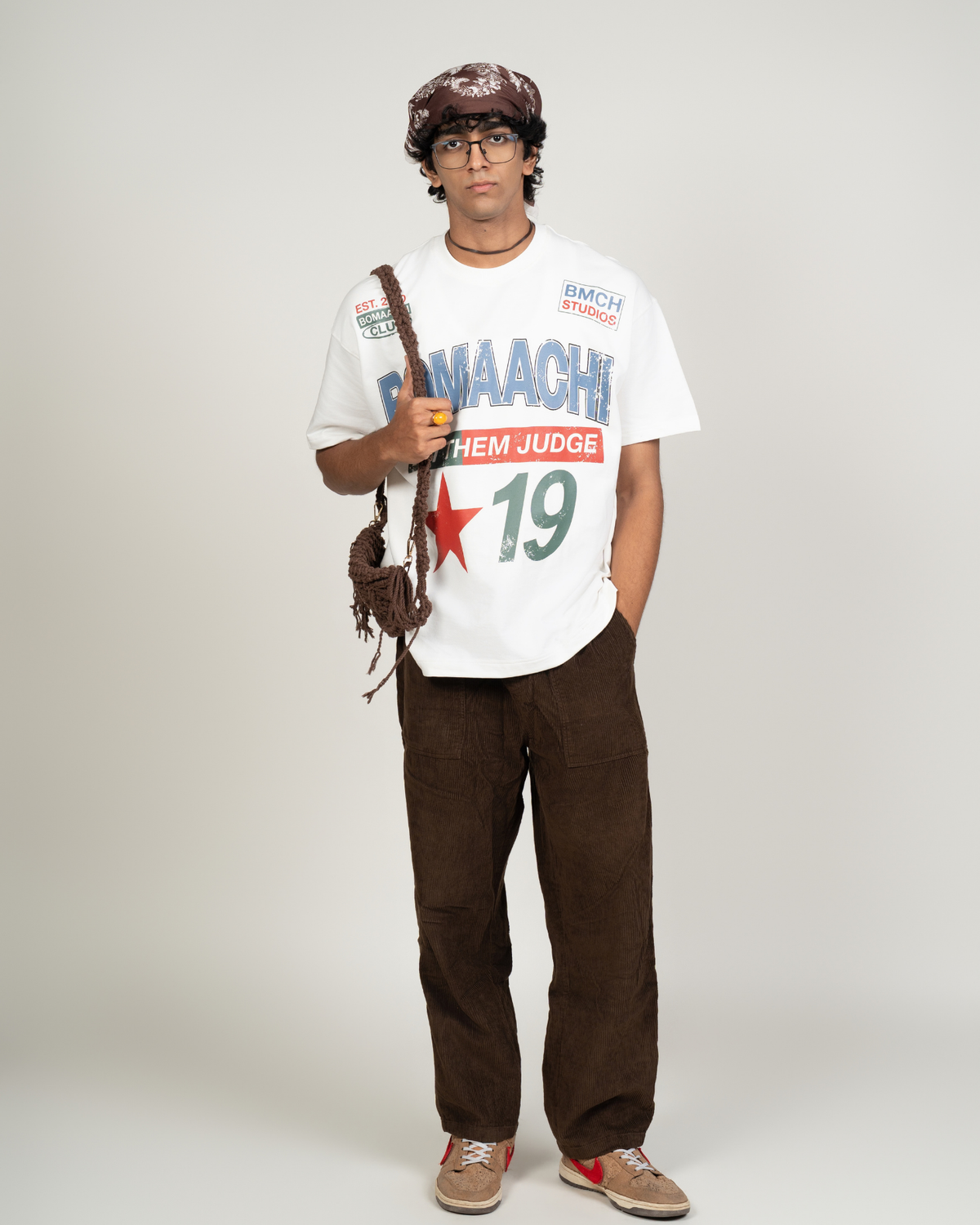 Bomaachi University T-shirt Off-white