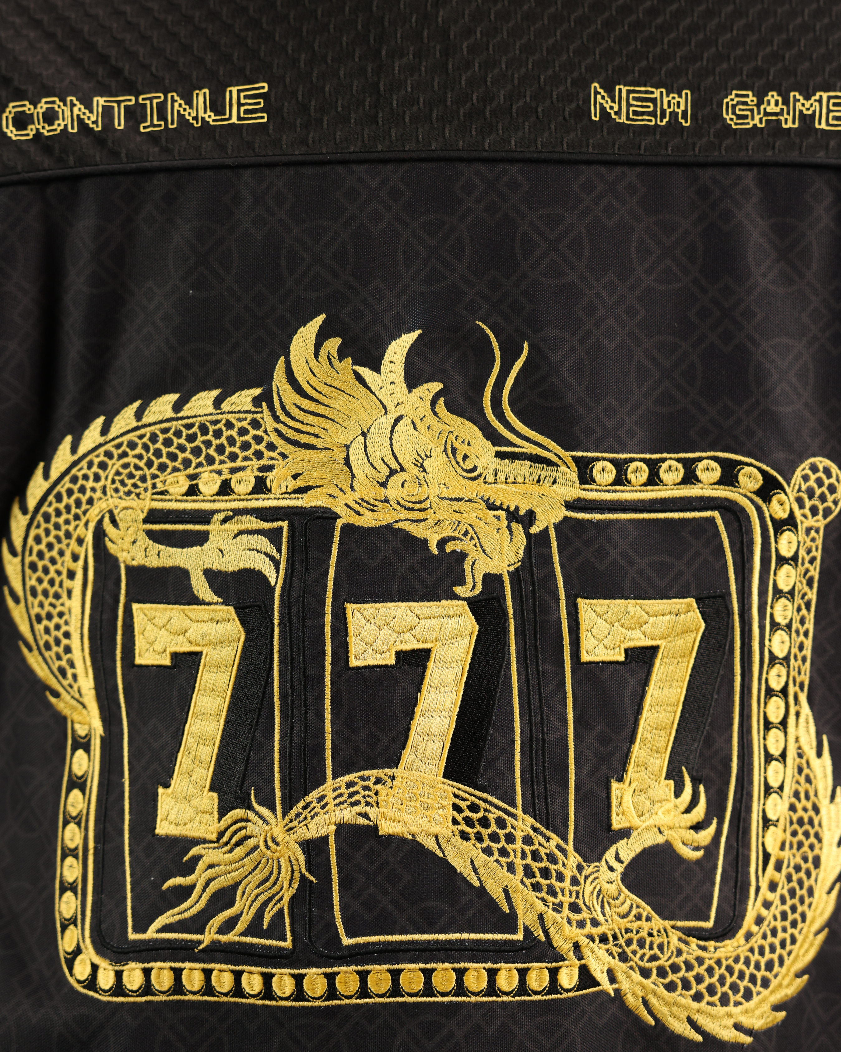 CHAKRA AND CHANCE - OVERSIZED FIT EMBROIDERED JERSEY
