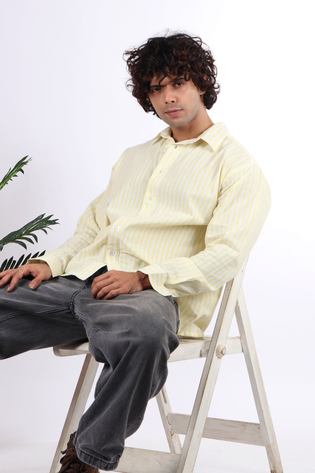 STRIPE PLAIN CERISE SHIRT