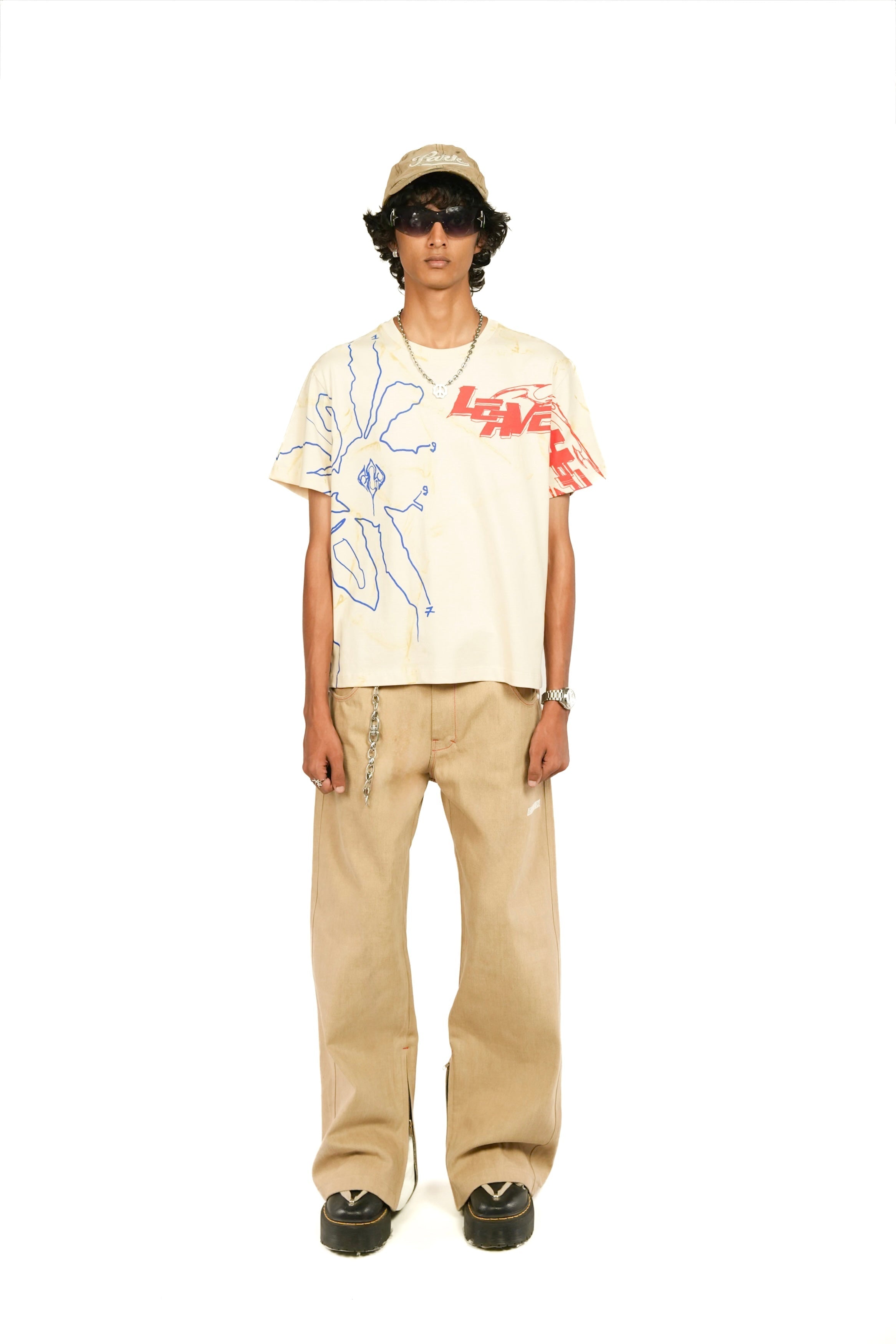 Sunrise Raw Jeans-Desert