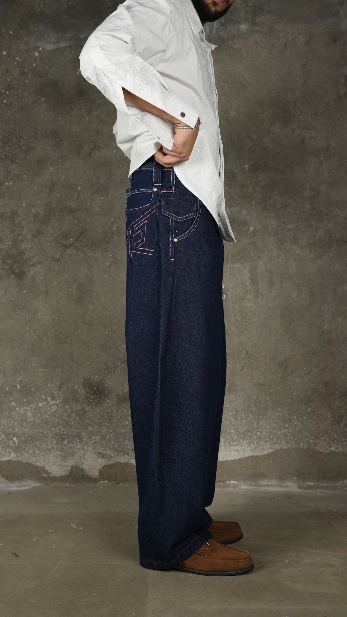 Washed Jeans Masti indigo - RTW