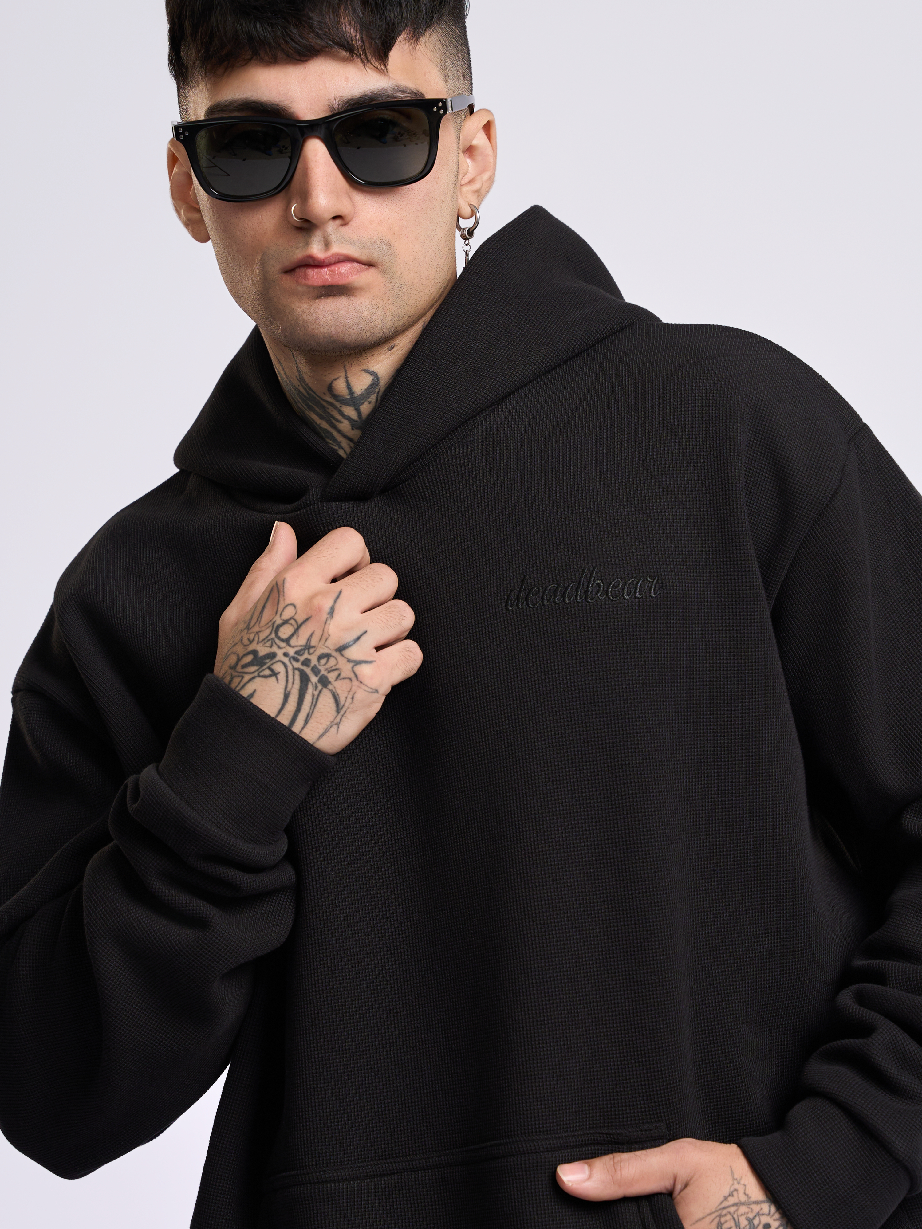 Co-ord Hoodie Black
