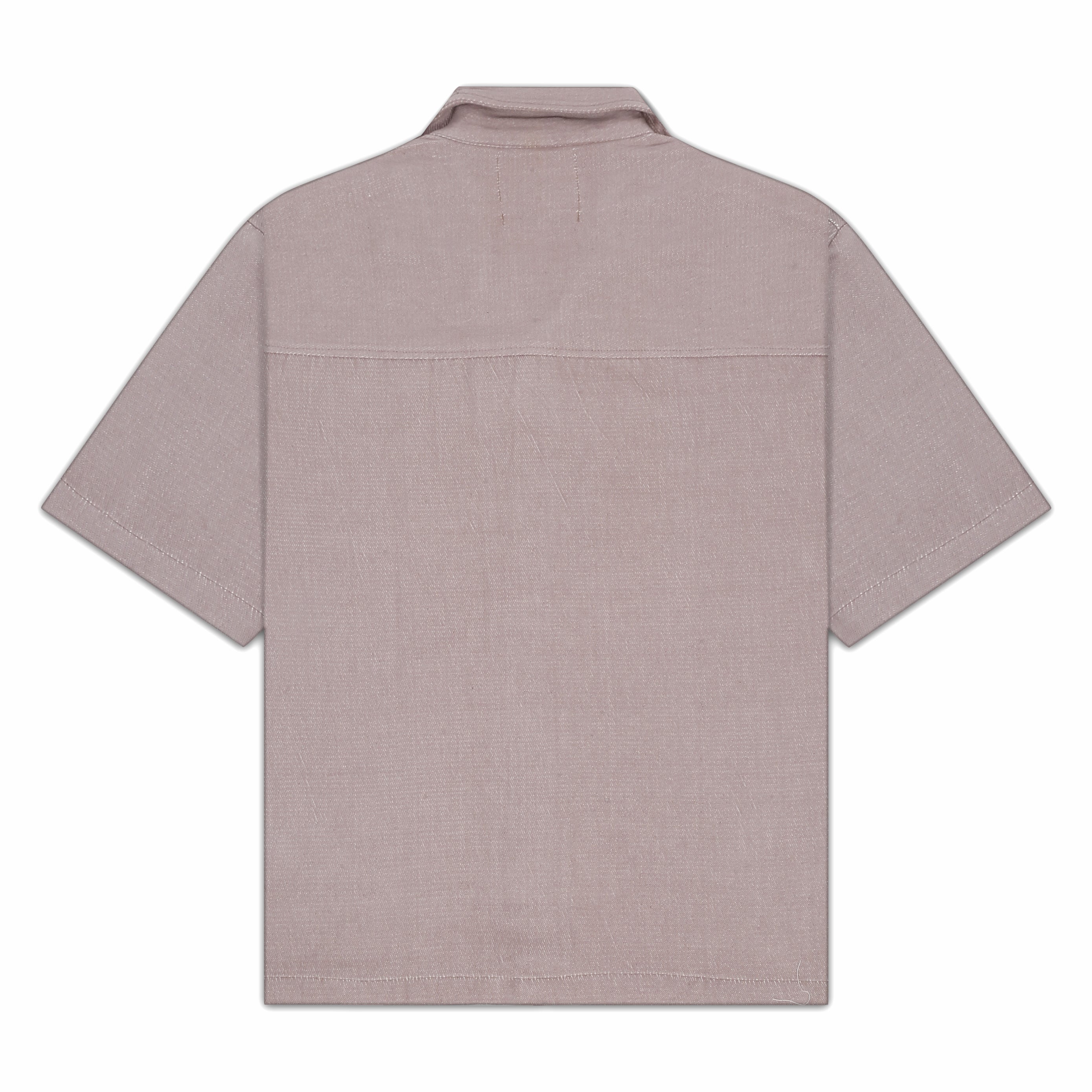 Mauve Handwoven  Khadi - Shirt