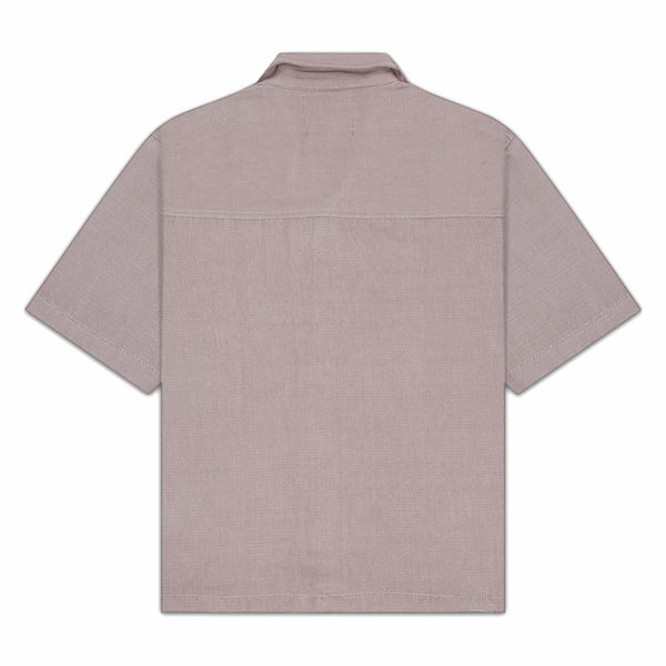 Mauve Handwoven  Khadi - Shirt|Karamkaar-2