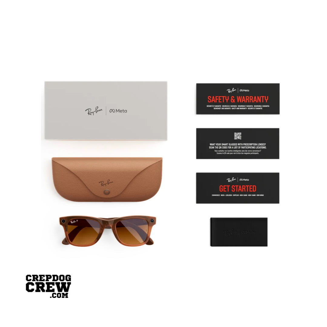 Ray-Ban Meta Wayfarer Shiny Caramel ( Brown )