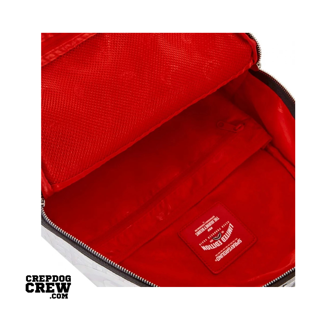 SPRAYGROUND METALLIC INFINITI DLX BACKPACK SILVER