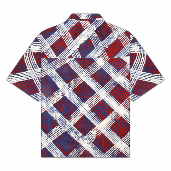 The Criss-cross Bagru - Shirt|karamkar