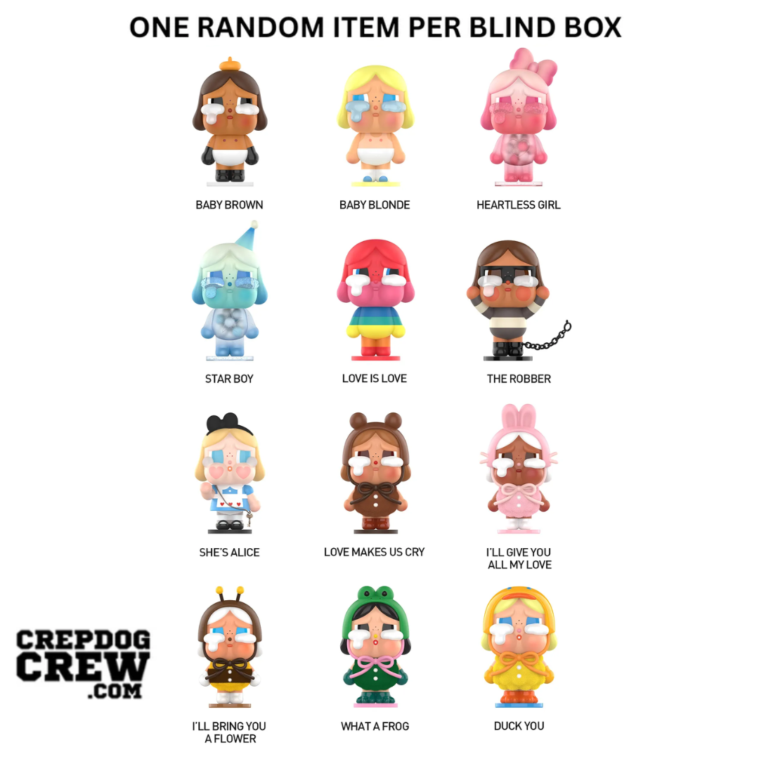 Pop Mart Crybaby Crying Again Series Figure Sealed Case (PACK OF 1)