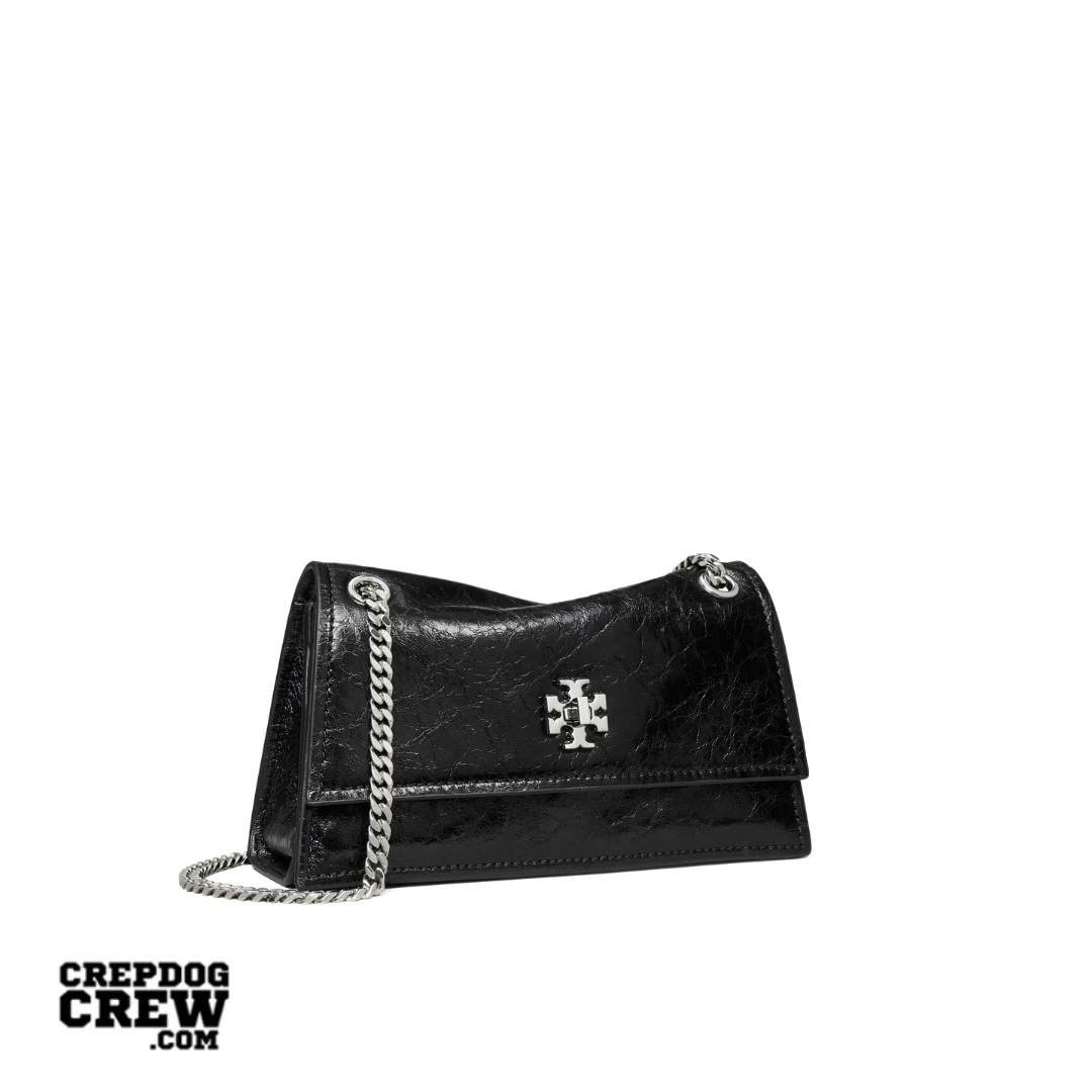 TORY BURCH MINI KIRA TURNLOCK SHOULDER BAG BLACK