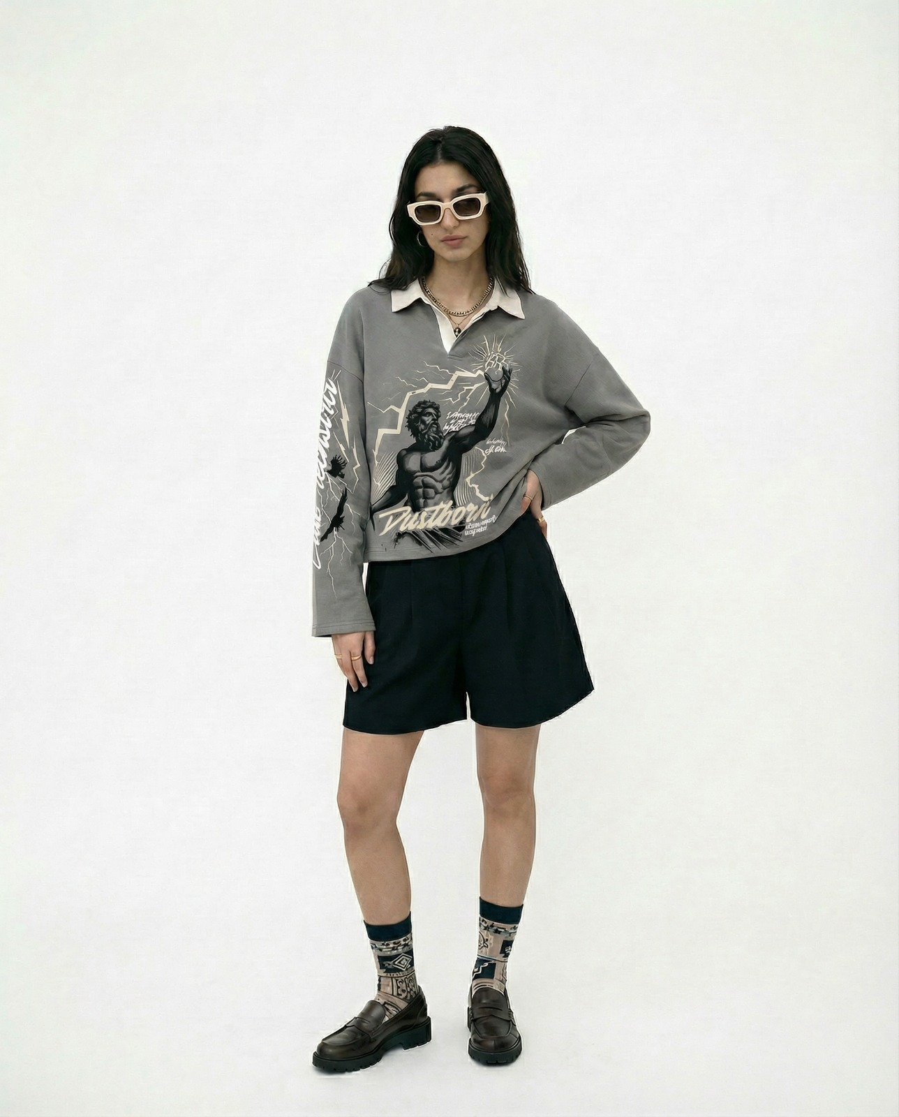 Dustborn sweatshirt - Steel grey