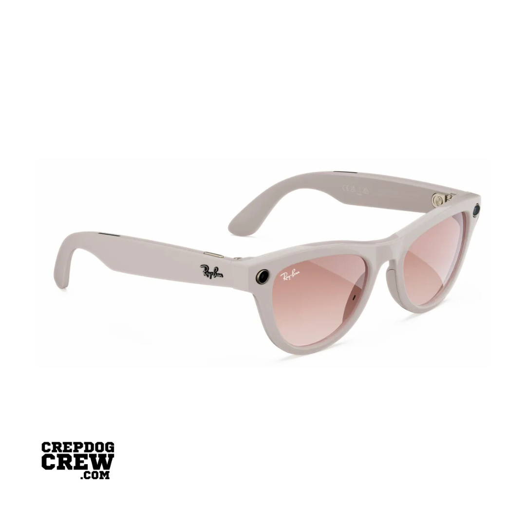 Ray-Ban Meta Skyler Shiny Chalky Gray ( Cinnamon Pink )