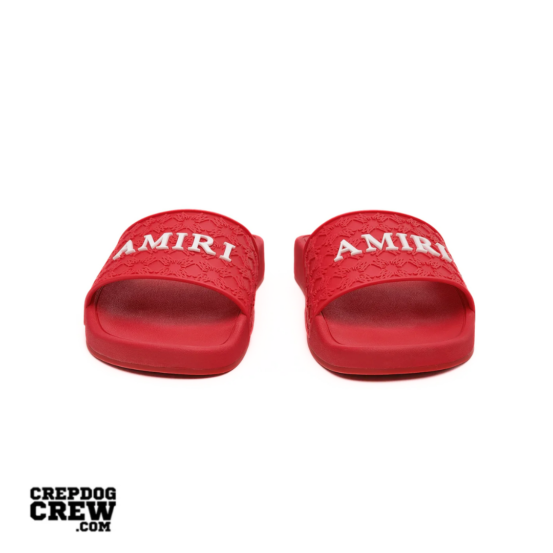 AMIRI MA QUAD POOL SLIDE RED